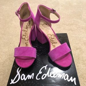 Sam Edelman Pink Suede shoes! WORN ONCE!